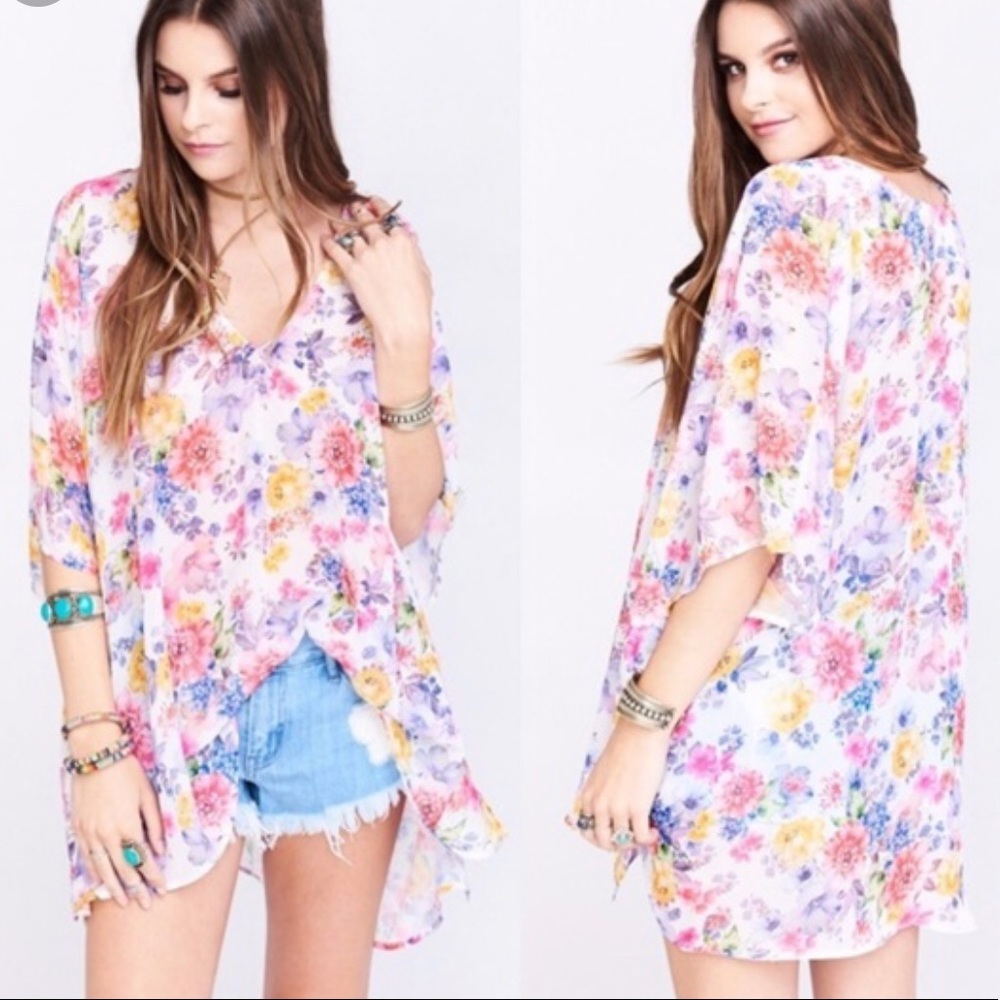 Show me Your Mumu Peta Tunic Boom Boom Bloom
